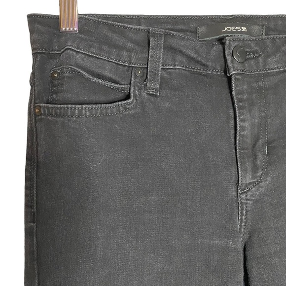 Joe's Twiggy Skinny in Regan Black Flawless Fabric Tall High Rise Jeans 28 - Picture 9 of 16